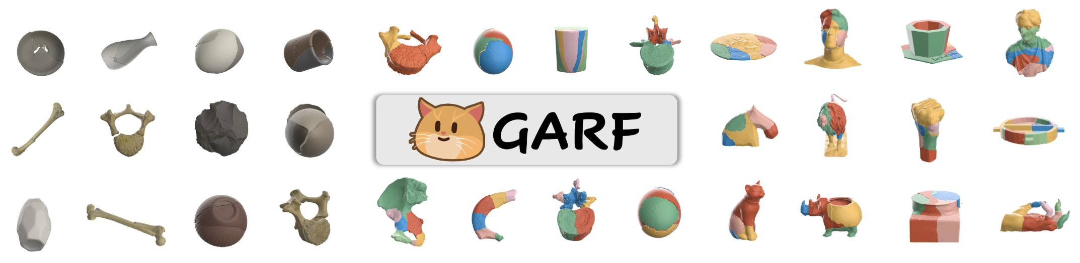 GARF: Learning Generalizable 3D Reassembly for Real-World Fractures